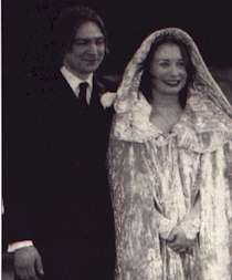 Tori and Mark at their wedding